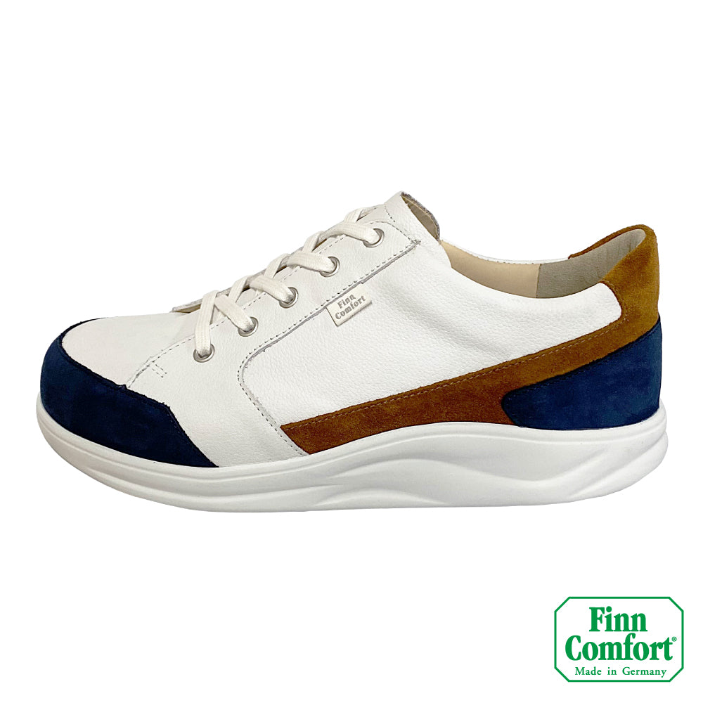 FinnComfort德國芬恩健康鞋 HUARAZ 1174 海藍白 902765 Finnamic 健走鞋 扁平足 高足弓 流行款(男)