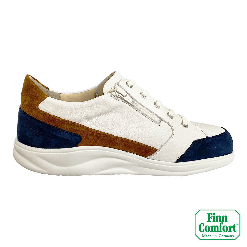 FinnComfort德國芬恩健康鞋 HUARAZ 1174 海藍白 902765 Finnamic 健走鞋 扁平足 高足弓 流行款(男)