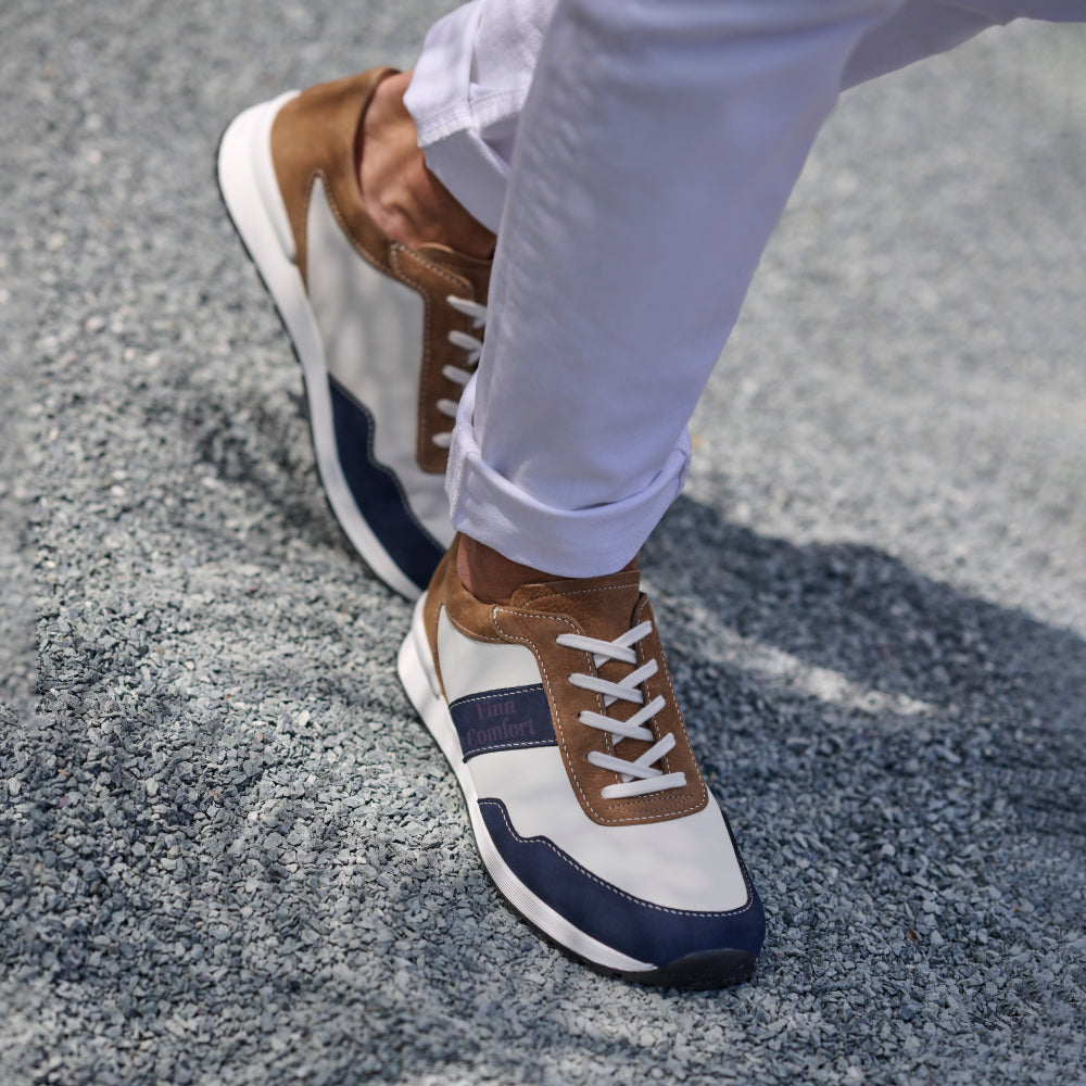 FinnComfort德國芬恩健康鞋 PREZZO 1370 大西洋白 902764 City-Sport 休閒鞋 運動鞋 基本款(男)