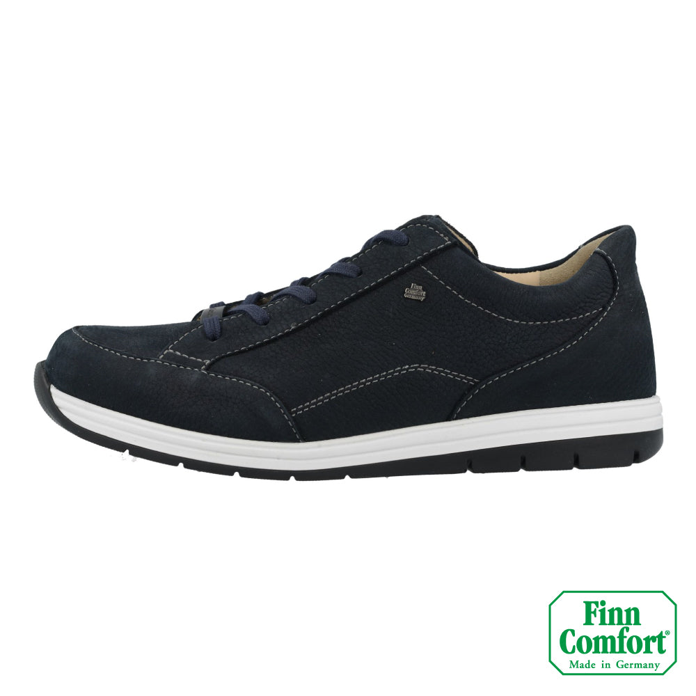 FinnComfort德國芬恩健康鞋 OSORNO 1402 深夜黑 049413 FinnPlus 休閒鞋 特寬楦 基本款 大腳丫適用(男)