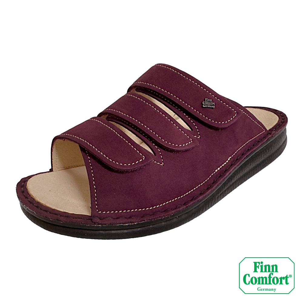FinnComfort德國芬恩健康鞋 KORFU 1508 絲絨紅 007527 Classic 拖鞋 涼拖鞋 基本款(女)