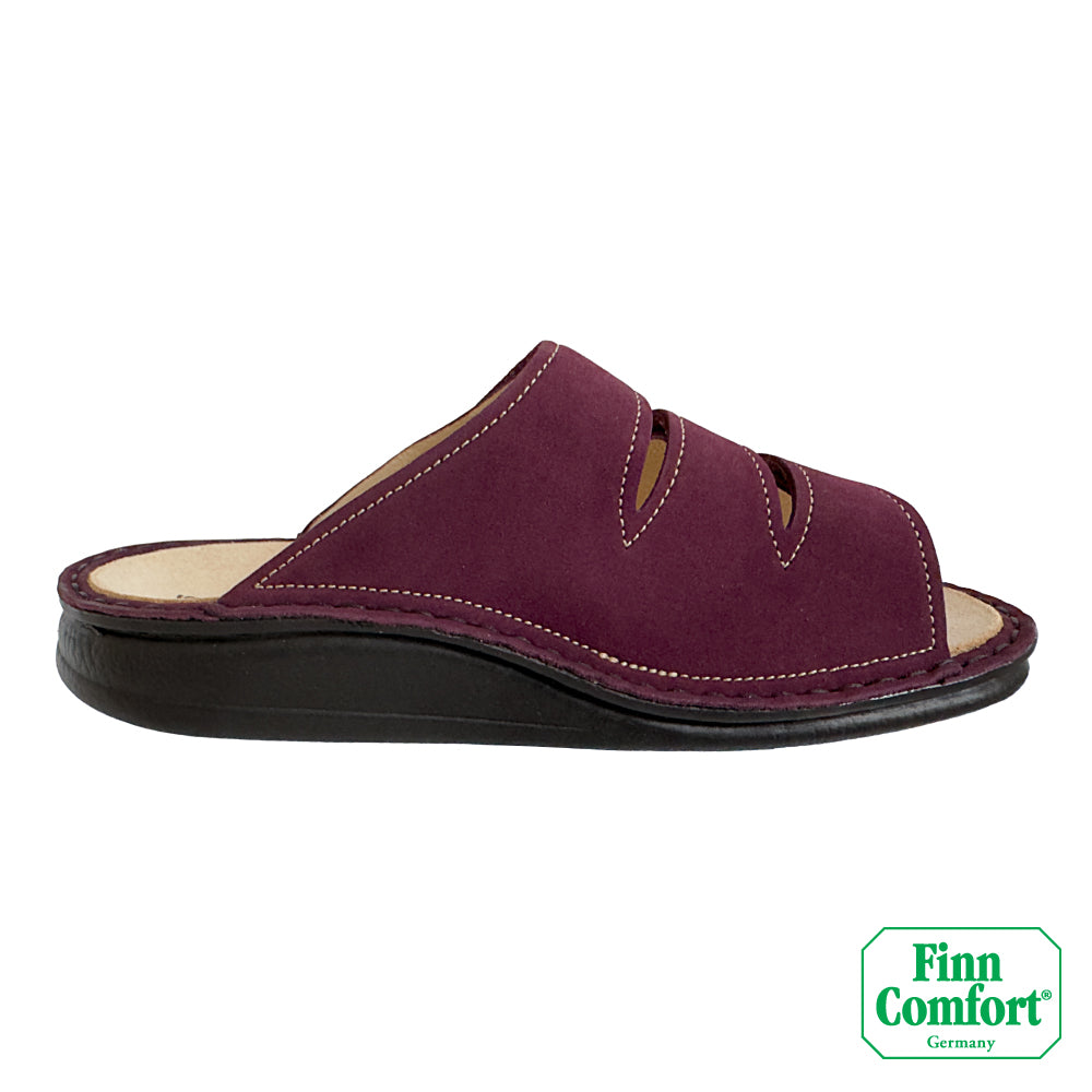 FinnComfort德國芬恩健康鞋 KORFU 1508 絲絨紅 007527 Classic 拖鞋 涼拖鞋 基本款(女)