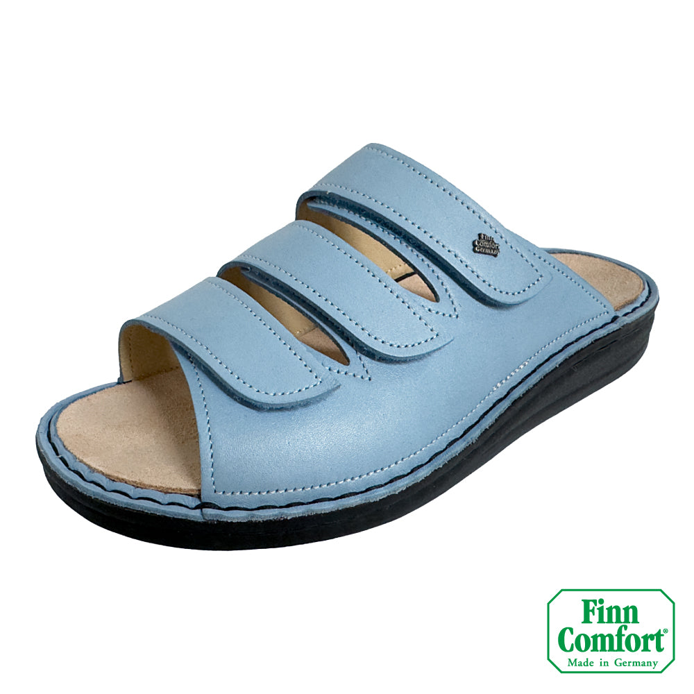 FinnComfort德國芬恩健康鞋 KORFU 1508 冰霧藍 604241 Classic 拖鞋 涼拖鞋 基本款(女)