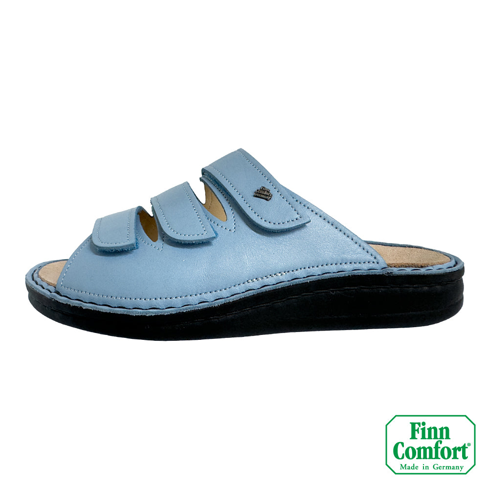 FinnComfort德國芬恩健康鞋 KORFU 1508 冰霧藍 604241 Classic 拖鞋 涼拖鞋 基本款(女)