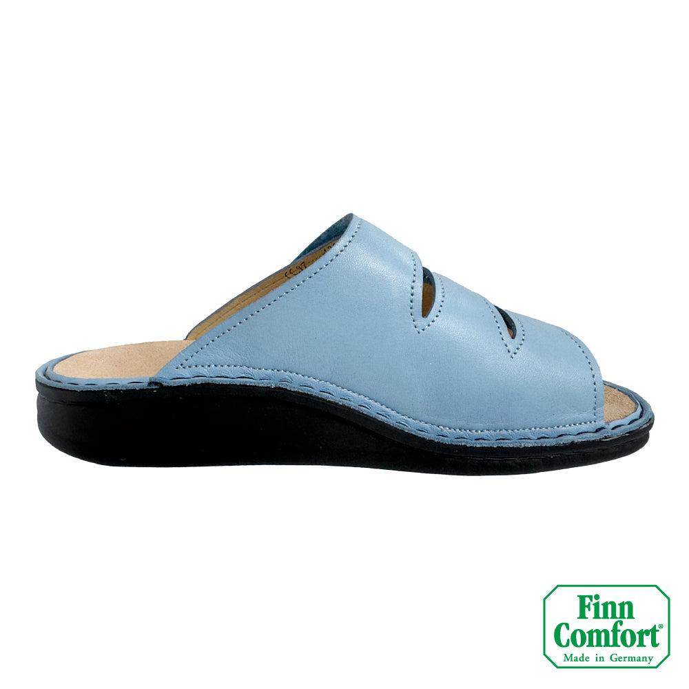 FinnComfort德國芬恩健康鞋 KORFU 1508 冰霧藍 604241 Classic 拖鞋 涼拖鞋 基本款(女)