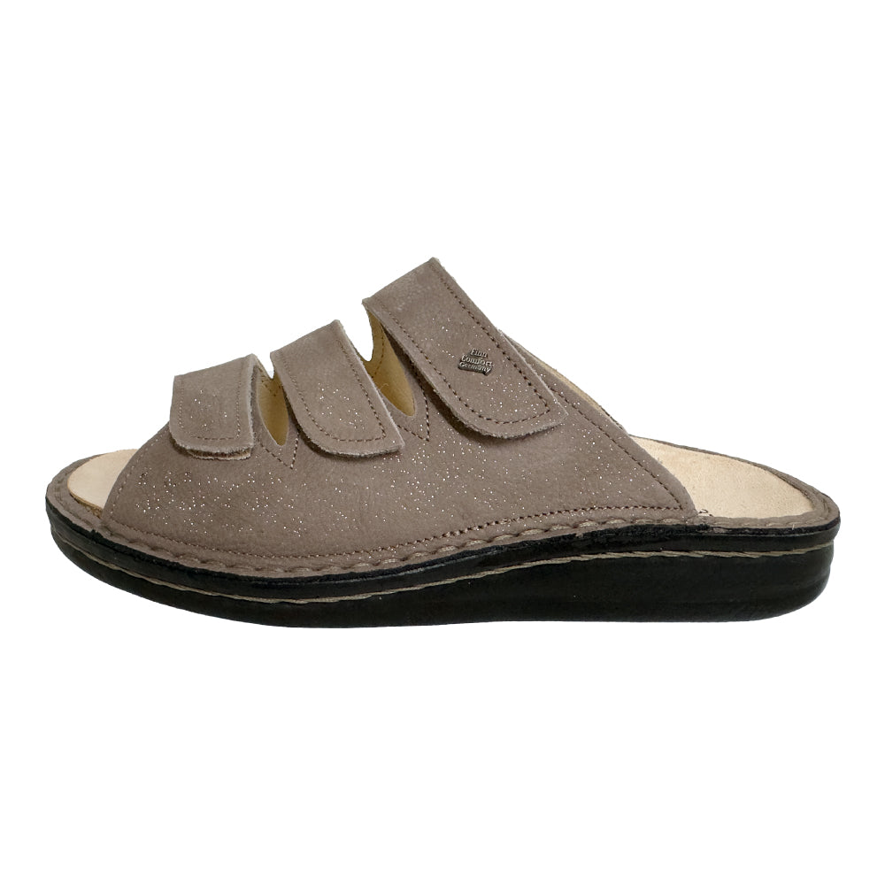 FinnComfort德國芬恩健康鞋 KORFU 1508 耀眼灰 855081 WOMEN 拖鞋 涼拖鞋 扁平足 高足弓 基本款(女)