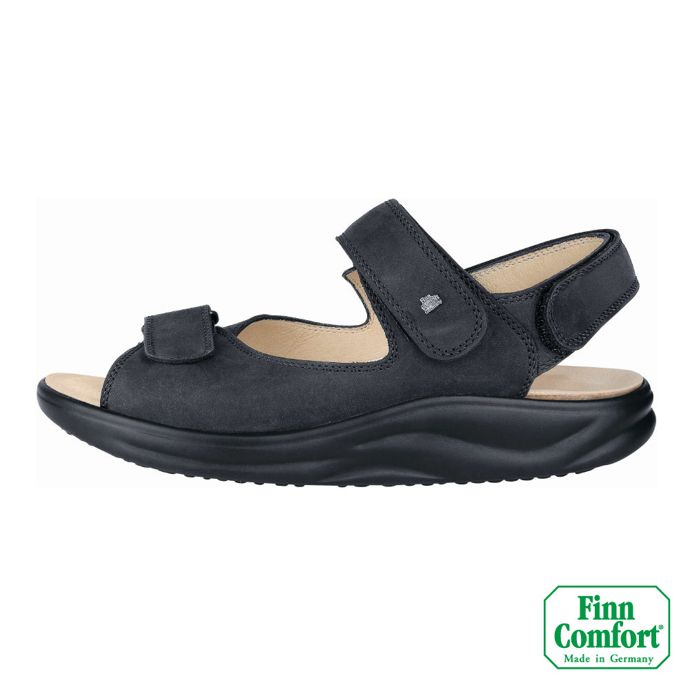 FinnComfort德國芬恩健康鞋 CORINTH 1550 黑色 046099 Finnamic 涼鞋 健走鞋 涼拖鞋 扁平足 高足弓 拇趾外翻(男/女)