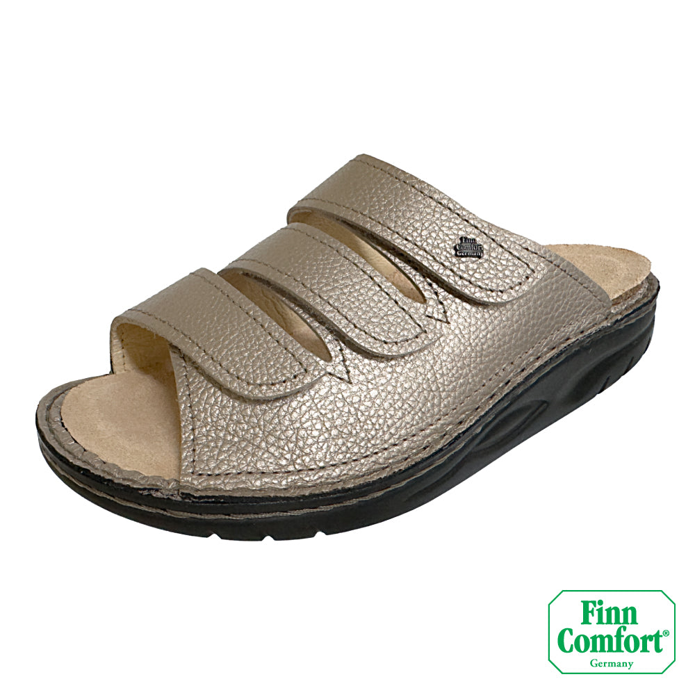 FinnComfort德國芬恩健康鞋 ARIZONA 1575 香檳金 121150 Finnamic 拖鞋 拖鞋 健走鞋 扁平足 高足弓 拇趾外翻 涼拖鞋(女)