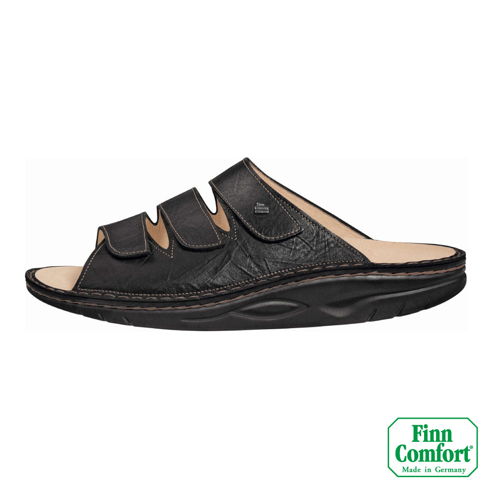 FinnComfort德國芬恩健康鞋 ANDROS 1575 黑色 345099 Finnamic 拖鞋 健走鞋 扁平足 高足弓 拇趾外翻 涼拖鞋(男/女)