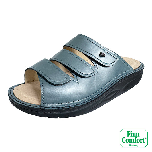FinnComfort德國芬恩健康鞋 ANDROS 1575 霧海藍 422124 Classic 拖鞋 拖鞋 健走鞋 扁平足 高足弓 拇趾外翻 涼拖鞋(女)
