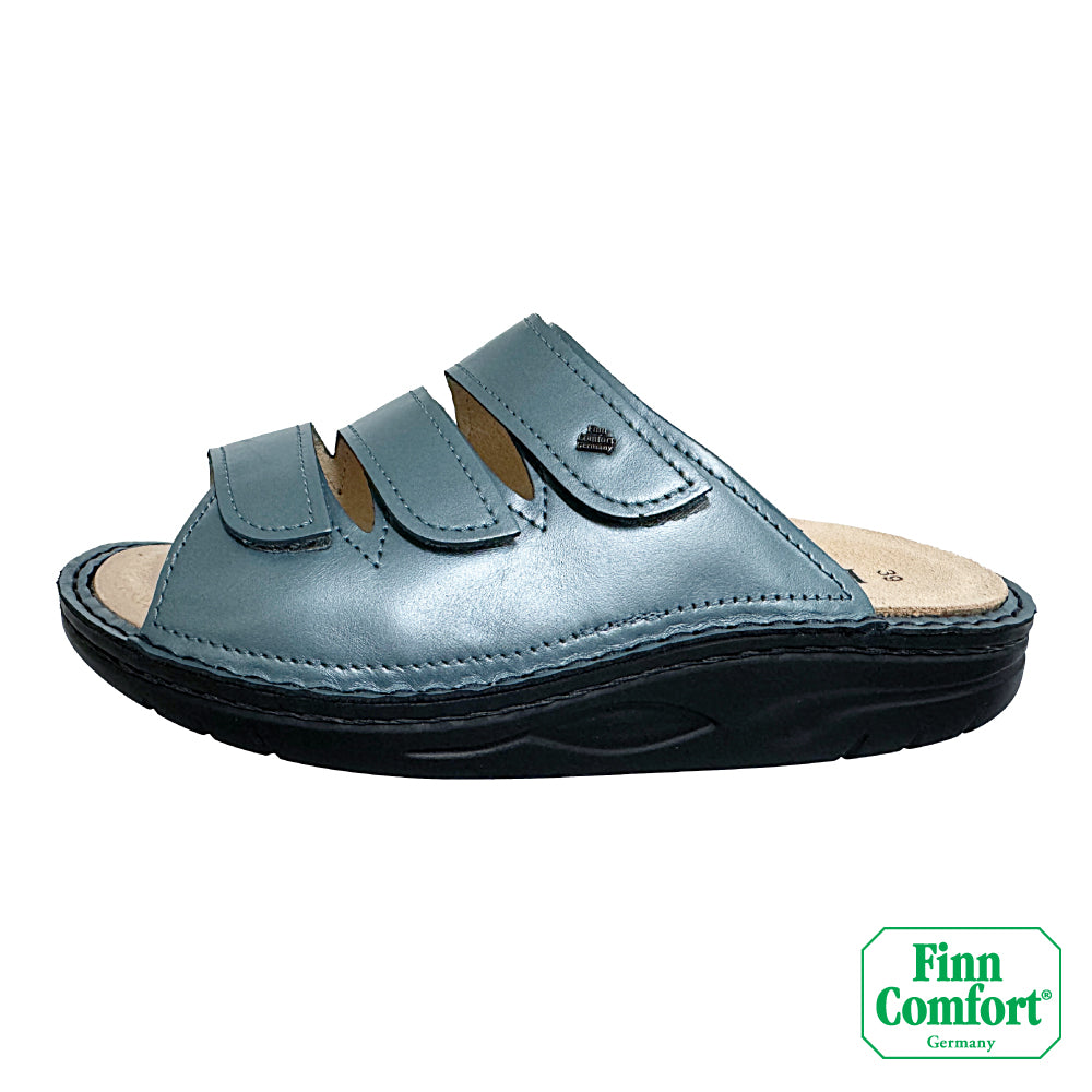 FinnComfort德國芬恩健康鞋 ANDROS 1575 霧海藍 422124 Classic 拖鞋 拖鞋 健走鞋 扁平足 高足弓 拇趾外翻 涼拖鞋(女)