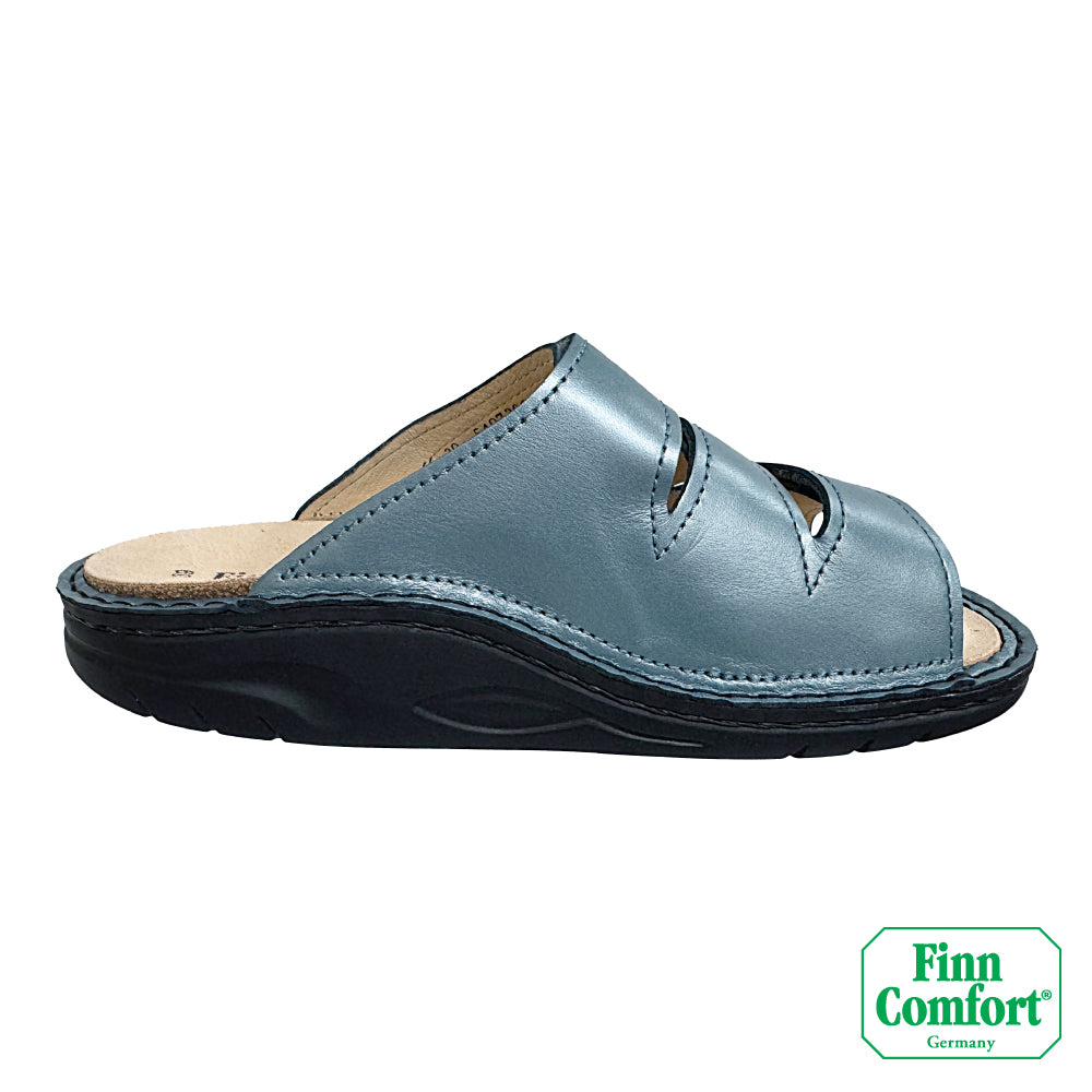FinnComfort德國芬恩健康鞋 ANDROS 1575 霧海藍 422124 Classic 拖鞋 拖鞋 健走鞋 扁平足 高足弓 拇趾外翻 涼拖鞋(女)