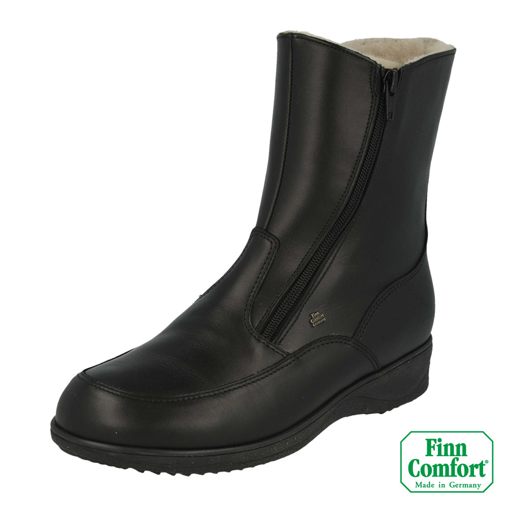 FinnComfort德國芬恩健康鞋 MINSK 2175 黑色 014099 Classic 中筒靴 靴子 基本款(女)