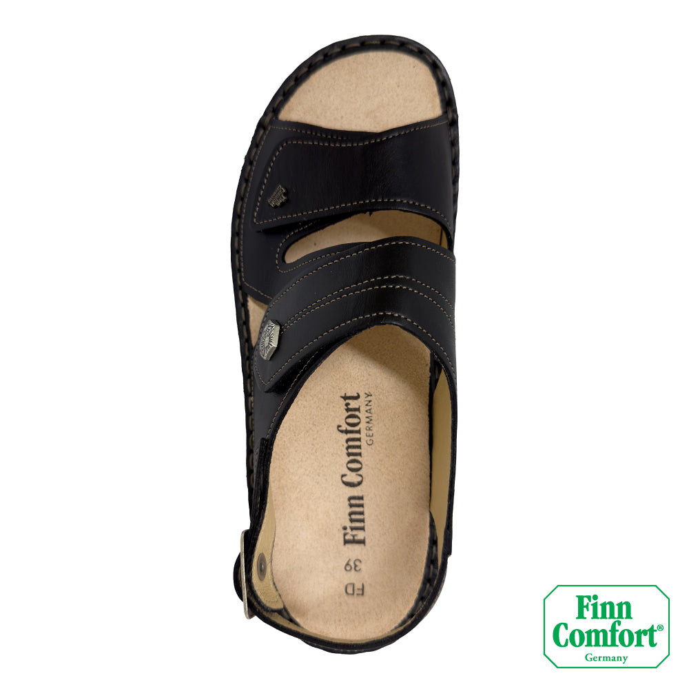 FinnComfort德國芬恩健康鞋 MILOS 2560 黑色 014099 Classic 涼鞋 涼拖鞋 基本款(女)