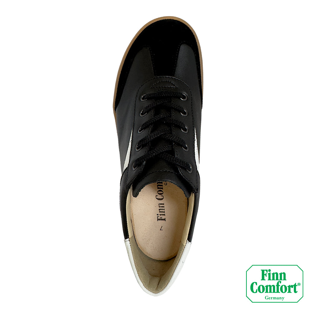 FinnComfort德國芬恩健康鞋 INTERLAGOS 2791 深邃黑 902861 Classic 繫帶鞋 休閒鞋 基本款(男)