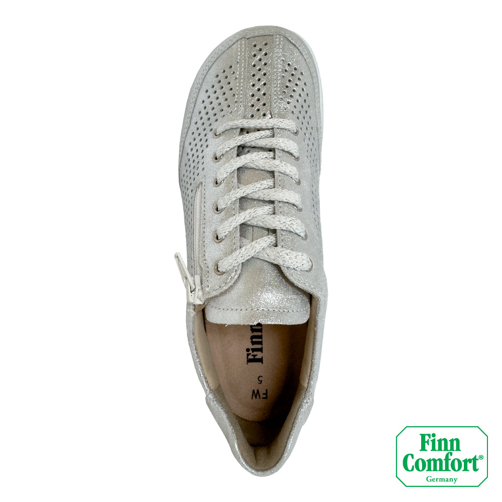 FinnComfort德國芬恩健康鞋 OZE 2927 高貴銀 817095 Finnamic 繫帶鞋 側拉鍊 健走鞋 扁平足 高足弓 足底筋膜炎 拇趾外翻 流行款(女) [以個人實際穿著舒適度為優先考量]