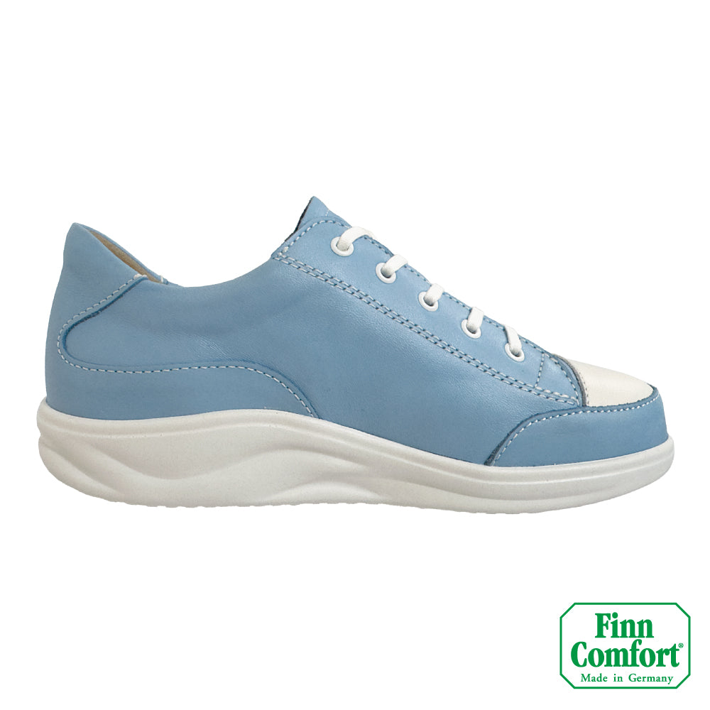 FinnComfort德國芬恩健康鞋 HACHIOUJI 2974 微風藍 902914 Finnamic 繫帶鞋 側拉鍊 健走鞋 扁平足 高足弓 流行款(女)