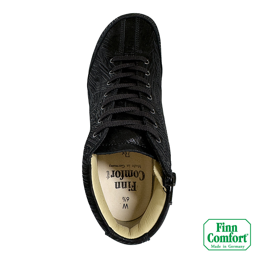 FinnComfort德國芬恩健康鞋 MACHIDA 2989 石墨黑 713144 Finnamic 健走鞋 扁平足 高足弓 高筒鞋 流行款(女)