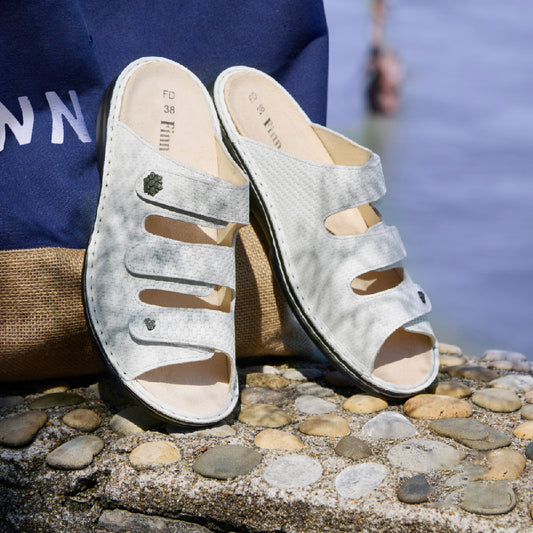 FinnComfort德國芬恩健康鞋 MENORCA-S 82564 珍珠白 224000 Classic-Soft 涼拖鞋 休閒鞋 基本款(女)