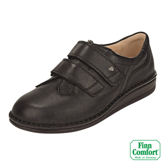FinnComfort德國芬恩健康鞋 96109 黑色 070099 Prevention 敏感腳 扁平足鞋 糖尿病鞋 長短腳可調整(男)