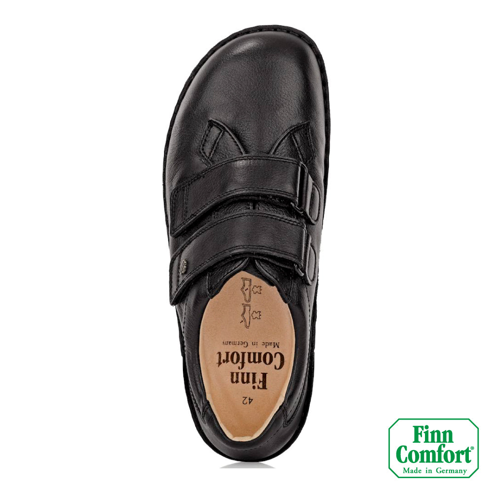 FinnComfort德國芬恩健康鞋 96109 96109 黑色 070099 Prevention 大腳丫適用 敏感腳 扁平足鞋 糖尿病鞋 長短腳可調整 小兒麻痺(可放鐵鞋) 敏感腳 義肢 行動不便(男) 調整費用另計