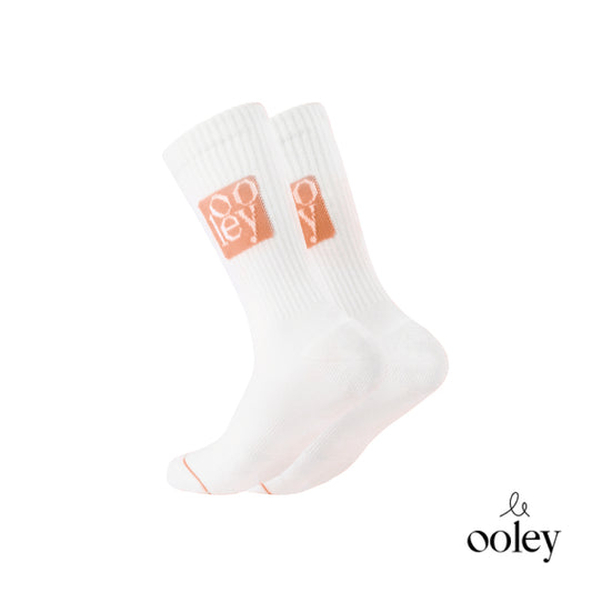 FinnComfort德國芬恩健康鞋 Ooley double ooley 蜜桃橘 Peach 中筒襪 長襪 襪子 襪品 運動襪 棉襪 德國進口襪 S/M