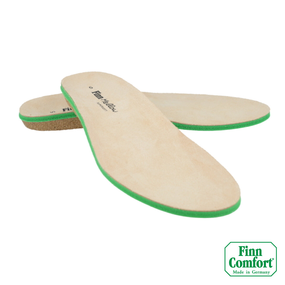 FinnComfort德國芬恩健康鞋 4595 FinnMellow Footbed 天然軟木鞋墊 舒適偏軟 足底筋膜炎 足底疼痛點 足底單薄/無肉適用 矯正鞋墊(男/女) 窄楦鞋 高爾夫球鞋適用 歡迎至櫃位套量
